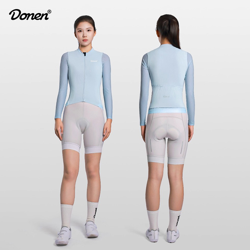 Cycling Gear Apparel - DONEN Damesfietsshirt Lente Herfst Ademende kleding