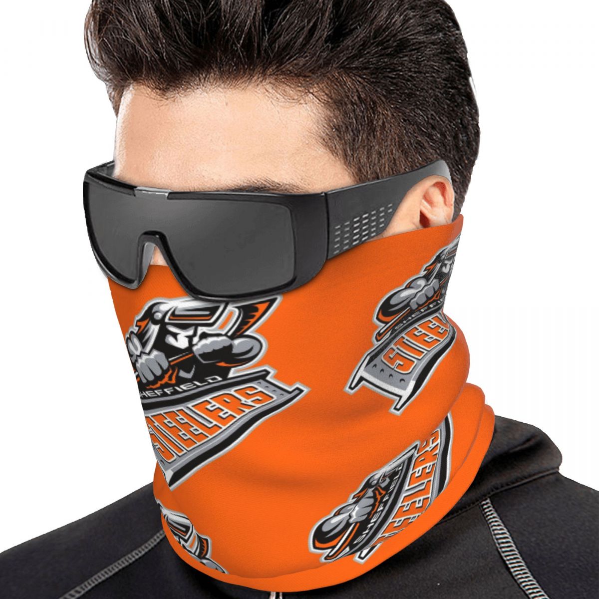 Cycling Face Mask - Sheffield Steelers Bandana Nekbeschermer Bedrukte Wrap