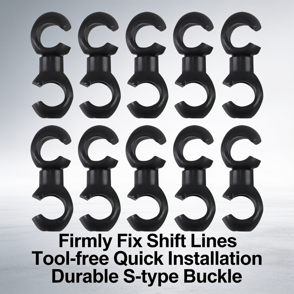 Cycling Gear Guide - 10 stuks fietsversnellingskabelgespen geleidelijnclips draaibare MTB-remkabelclips