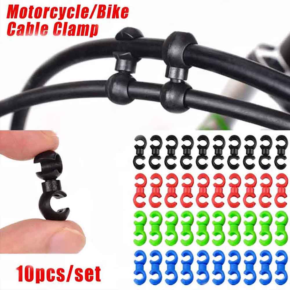 Cycling Gear Guide - 10 Stuks Fiets S-vormige Clips Draaibare