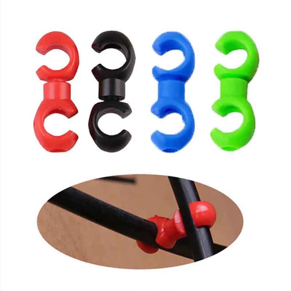 Cycling Gear Guide - 10 stuks S-haak fiets schakelkabel kabelgeleider