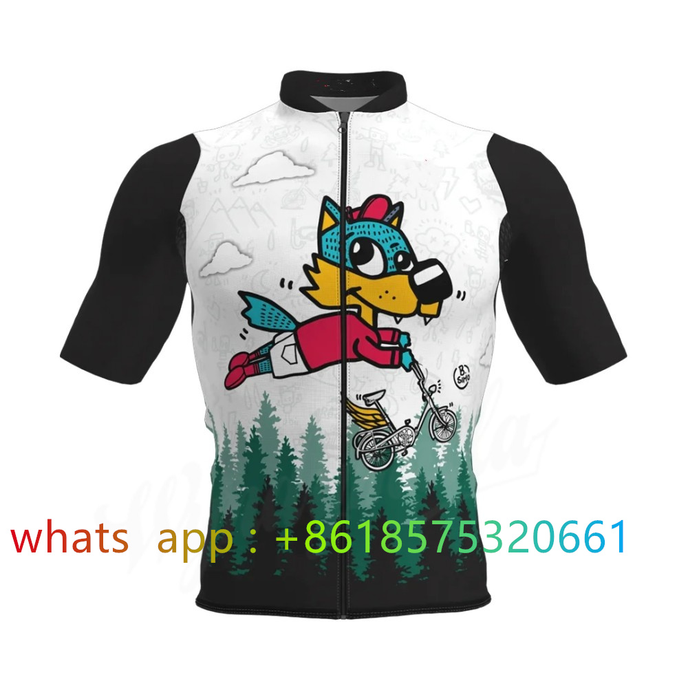 Cycling Gear Girls - Nieuwe Kid Cycling Jersey Zomer Kinderen