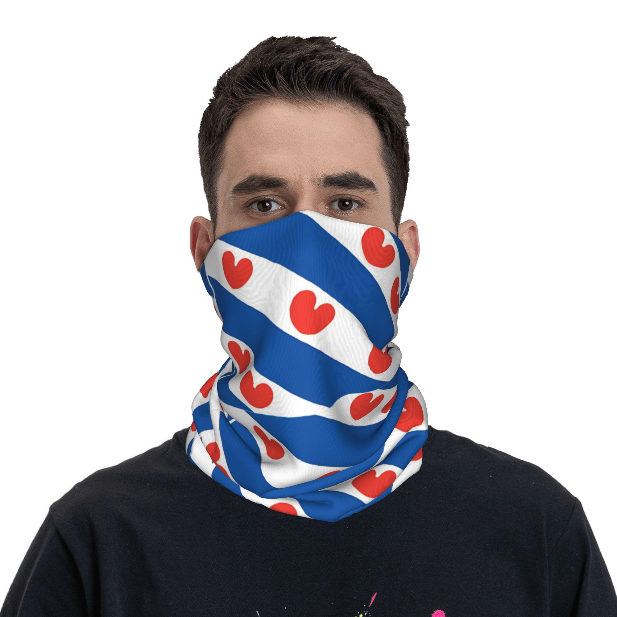 Friesland vlag bandana vintage - Cycling Face Mask recensie en prijs
