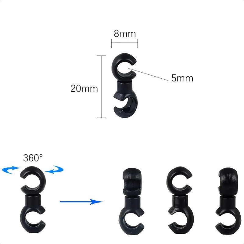 Draaibare MTB-remkabelclips -  - Cycling Gear Guide recensie en prijs