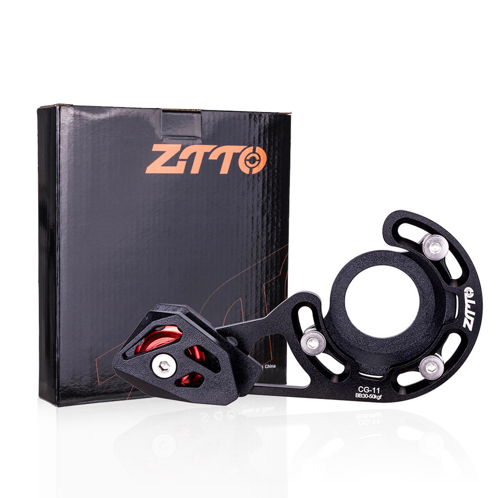 Zwarte MTB-fiets kettinggeleid - Cycling Gear Guide recensie en prijs