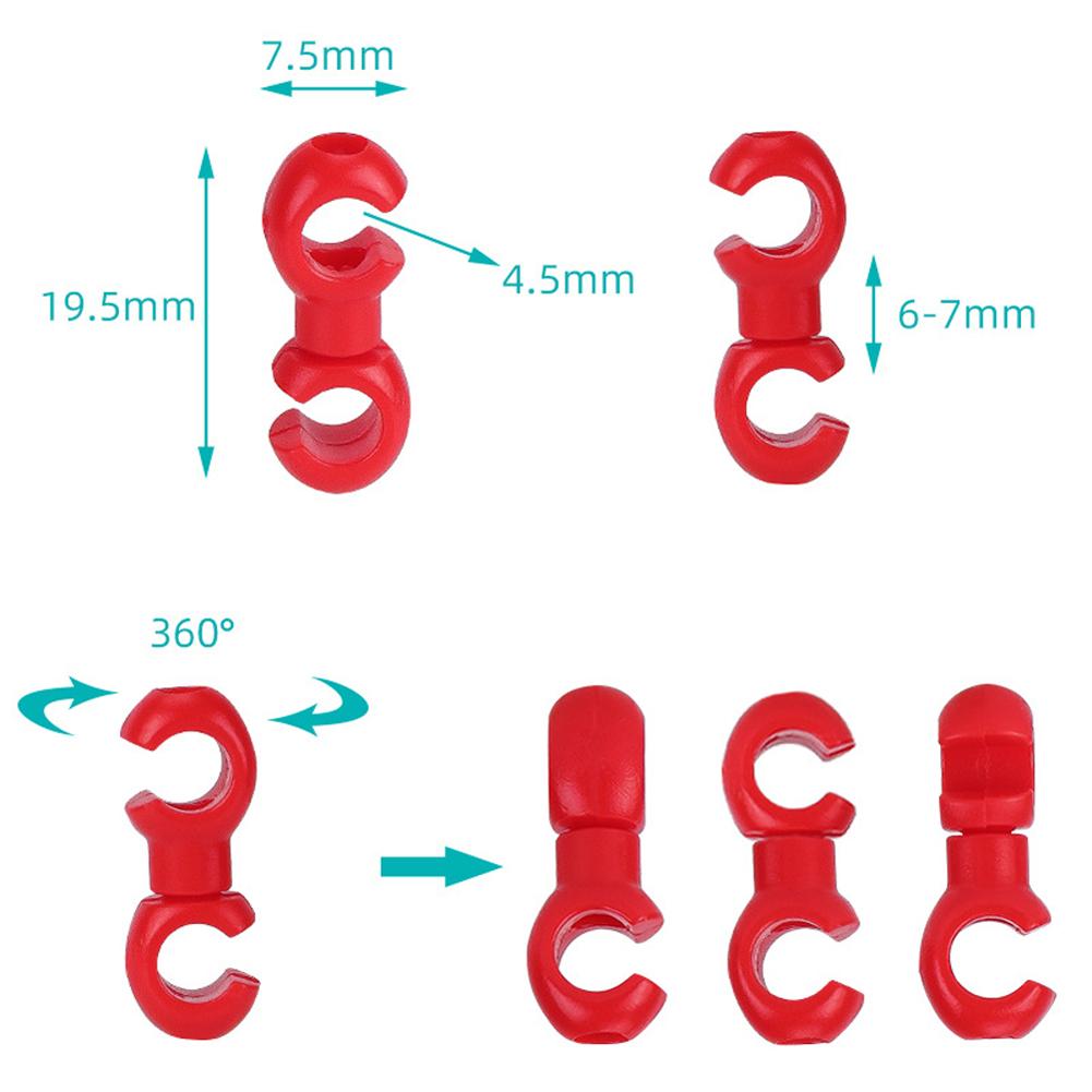 10 stuks Fietskabelclip Fiets  - Cycling Gear Guide recensie en prijs