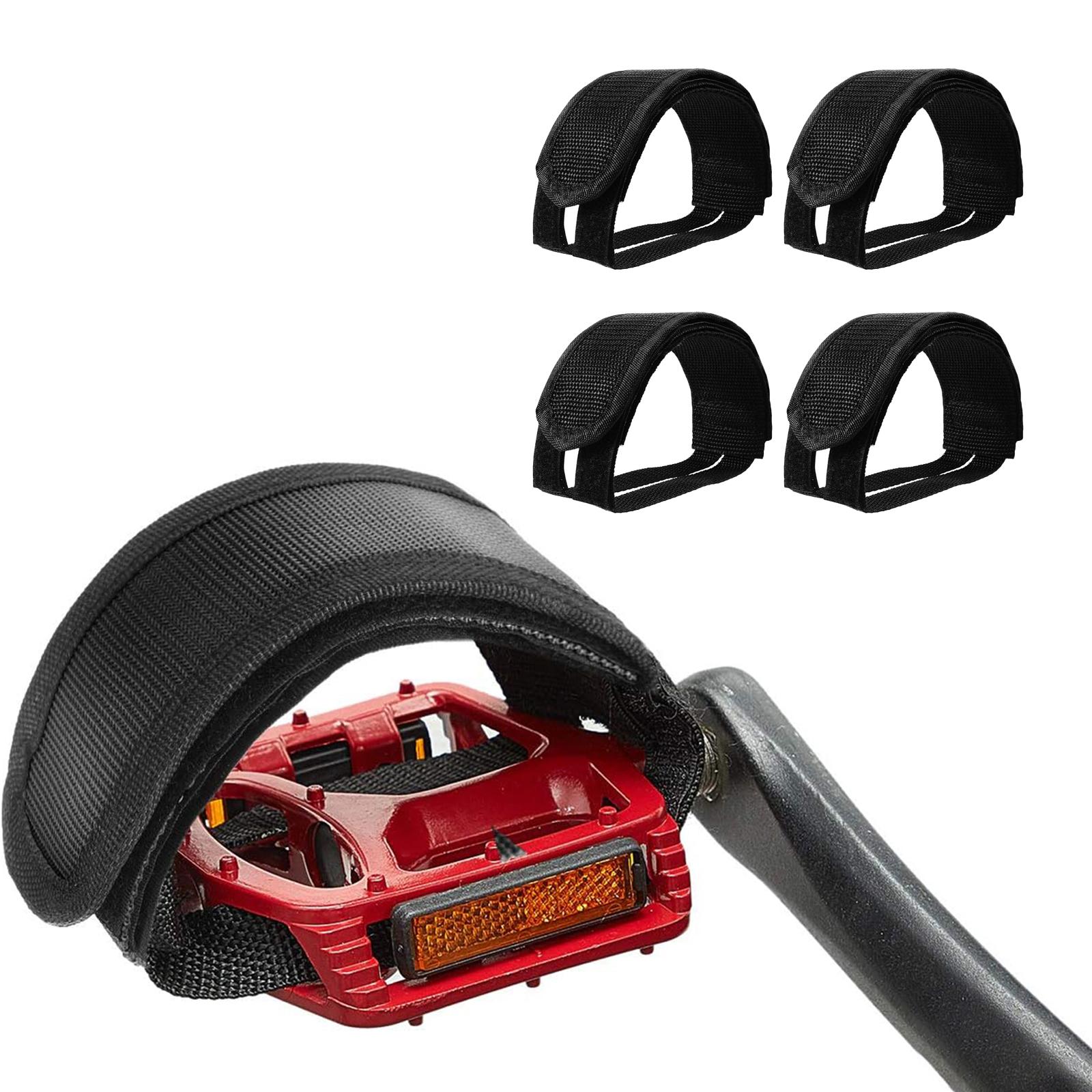 4 stuks fietspedaalriemen, ant - Cycling Gear Black recensie en prijs